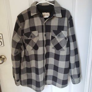 Boston Traders Fleece Lined Flannel Jacket Size S